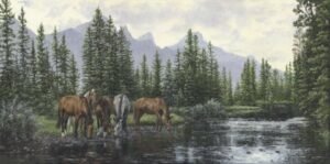 Quiet Stream – Original Painting by Kim Penner