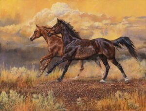 Thunder & Dust – Original Painting by Kim Penner